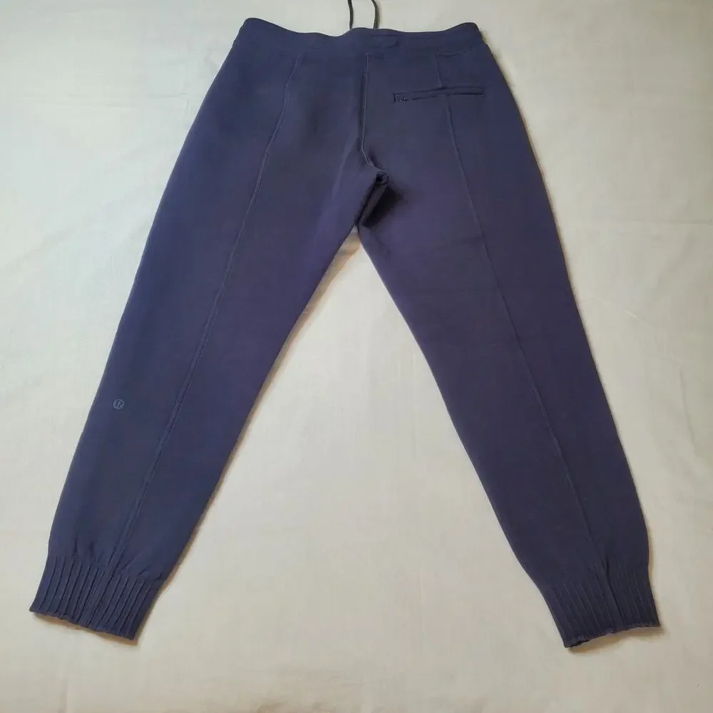 Lululemon Women's Size 8 NTS Jogger Sweatpants Spacer Knit Midnight Navy W5ALVS